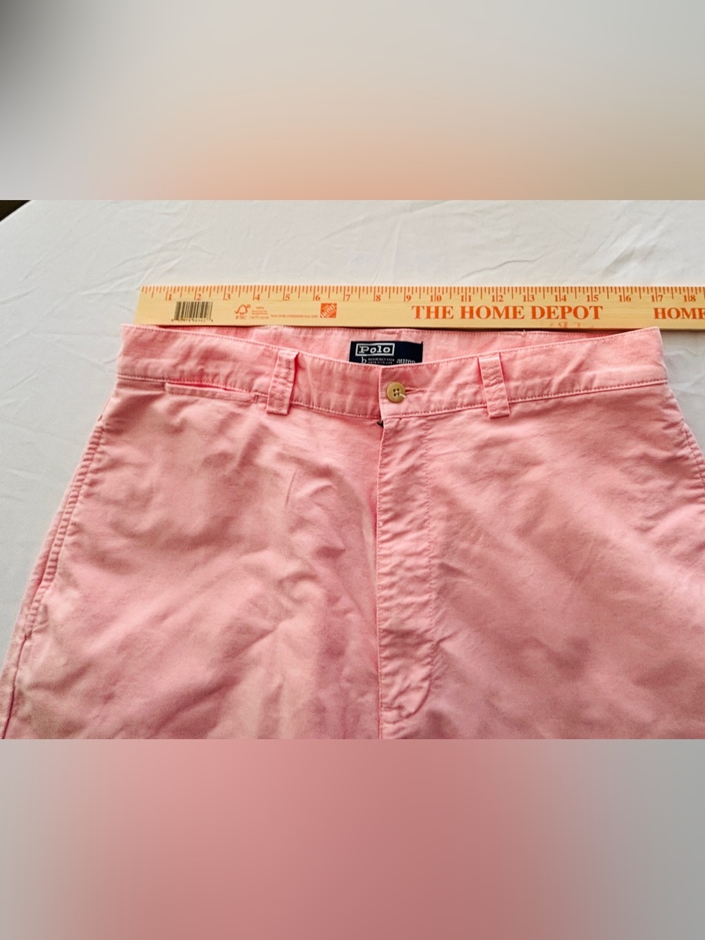 Polo Ralph Lauren Pink 100% Cotton Philip Pant Women’s Medium - Picture 6 of 9